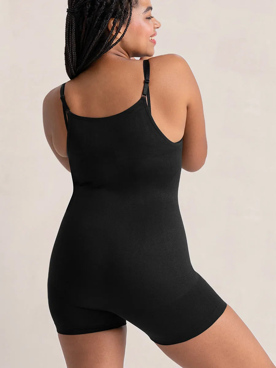 Body Moldeador Mavi Essentials™ con Short y Escote Abierto